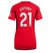 Manchester United Antony #21 Thuis tenue voor Dames 2023-24 Korte Mouwen