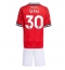 Manchester United Benjamin Sesko #30 Thuis tenue voor kinderen 2025-26 Korte Mouwen (+ broek)