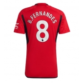Manchester United Bruno Fernandes #8 Thuis tenue 2023-24 Korte Mouwen