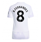 Manchester United Bruno Fernandes #8 Uit tenue voor Dames 2025-26 Korte Mouwen