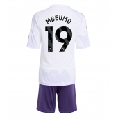 Manchester United Bryan Mbeumo #19 Uit tenue voor kinderen 2025-26 Korte Mouwen (+ broek)