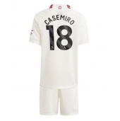 Manchester United Casemiro #18 Derde tenue voor kinderen 2023-24 Korte Mouwen (+ broek)