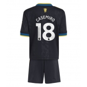 Manchester United Casemiro #18 Derde tenue voor kinderen 2025-26 Korte Mouwen (+ broek)