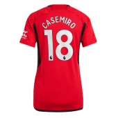 Manchester United Casemiro #18 Thuis tenue voor Dames 2023-24 Korte Mouwen