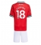 Manchester United Casemiro #18 Thuis tenue voor kinderen 2025-26 Korte Mouwen (+ broek)