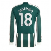 Manchester United Casemiro #18 Uit tenue 2023-24 Lange Mouwen