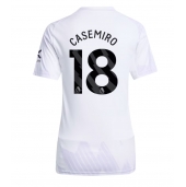 Manchester United Casemiro #18 Uit tenue voor Dames 2025-26 Korte Mouwen