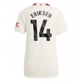 Manchester United Christian Eriksen #14 Derde tenue voor Dames 2023-24 Korte Mouwen