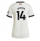 Manchester United Christian Eriksen #14 Derde tenue voor Dames 2024-25 Korte Mouwen