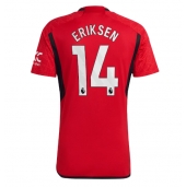 Manchester United Christian Eriksen #14 Thuis tenue 2023-24 Korte Mouwen