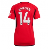 Manchester United Christian Eriksen #14 Thuis tenue voor Dames 2023-24 Korte Mouwen