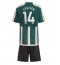 Manchester United Christian Eriksen #14 Uit tenue voor kinderen 2023-24 Korte Mouwen (+ broek)