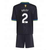 Manchester United Diogo Dalot #2 Derde tenue voor kinderen 2025-26 Korte Mouwen (+ broek)