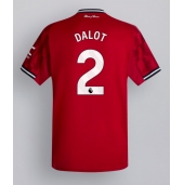 Manchester United Diogo Dalot #2 Thuis tenue 2025-26 Korte Mouwen