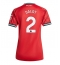 Manchester United Diogo Dalot #2 Thuis tenue voor Dames 2025-26 Korte Mouwen