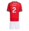 Manchester United Diogo Dalot #2 Thuis tenue voor kinderen 2025-26 Korte Mouwen (+ broek)