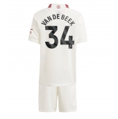 Manchester United Donny van de Beek #34 Derde tenue voor kinderen 2023-24 Korte Mouwen (+ broek)