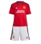Manchester United Donny van de Beek #34 Thuis tenue voor kinderen 2023-24 Korte Mouwen (+ broek)