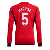 Manchester United Harry Maguire #5 Thuis tenue 2023-24 Lange Mouwen