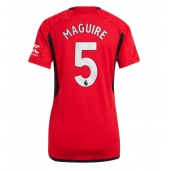 Manchester United Harry Maguire #5 Thuis tenue voor Dames 2023-24 Korte Mouwen