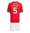 Manchester United Harry Maguire #5 Thuis tenue voor kinderen 2025-26 Korte Mouwen (+ broek)