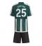 Manchester United Jadon Sancho #25 Uit tenue voor kinderen 2023-24 Korte Mouwen (+ broek)