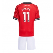Manchester United Joshua Zirkzee #11 Thuis tenue voor kinderen 2025-26 Korte Mouwen (+ broek)