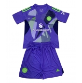 Manchester United Keeper Thuis tenue voor kinderen 2024-25 Korte Mouwen (+ broek)