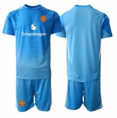 Manchester United Keeper Thuis tenue voor kinderen 2025-26 Korte Mouwen (+ broek)