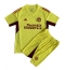 Manchester United Keeper Uit tenue voor kinderen 2023-24 Korte Mouwen (+ broek)