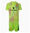 Manchester United Keeper Uit tenue voor kinderen 2024-25 Korte Mouwen (+ broek)