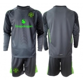 Manchester United Keeper Uit tenue voor kinderen 2025-26 Lange Mouwen (+ broek)