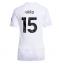 Manchester United Leny Yoro #15 Uit tenue voor Dames 2025-26 Korte Mouwen