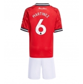 Manchester United Lisandro Martinez #6 Thuis tenue voor kinderen 2025-26 Korte Mouwen (+ broek)