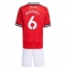 Manchester United Lisandro Martinez #6 Thuis tenue voor kinderen 2025-26 Korte Mouwen (+ broek)
