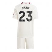 Manchester United Luke Shaw #23 Derde tenue voor kinderen 2023-24 Korte Mouwen (+ broek)