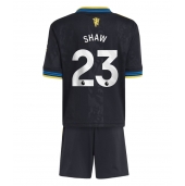Manchester United Luke Shaw #23 Derde tenue voor kinderen 2025-26 Korte Mouwen (+ broek)