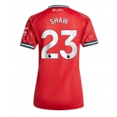 Manchester United Luke Shaw #23 Thuis tenue voor Dames 2025-26 Korte Mouwen
