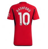 Manchester United Marcus Rashford #10 Thuis tenue 2023-24 Korte Mouwen