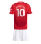 Manchester United Marcus Rashford #10 Thuis tenue voor kinderen 2024-25 Korte Mouwen (+ broek)