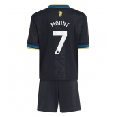 Manchester United Mason Mount #7 Derde tenue voor kinderen 2025-26 Korte Mouwen (+ broek)