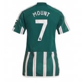 Manchester United Mason Mount #7 Uit tenue voor Dames 2023-24 Korte Mouwen