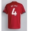 Manchester United Matthijs de Ligt #4 Thuis tenue 2025-26 Korte Mouwen