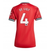 Manchester United Matthijs de Ligt #4 Thuis tenue voor Dames 2025-26 Korte Mouwen