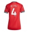 Manchester United Matthijs de Ligt #4 Thuis tenue voor Dames 2025-26 Korte Mouwen