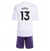 Manchester United Patrick Dorgu #13 Uit tenue voor kinderen 2025-26 Korte Mouwen (+ broek)