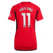 Manchester United Rasmus Hojlund #11 Thuis tenue voor Dames 2023-24 Korte Mouwen
