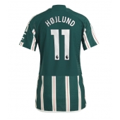 Manchester United Rasmus Hojlund #11 Uit tenue voor Dames 2023-24 Korte Mouwen