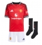 Manchester United Rasmus Hojlund #9 Thuis tenue voor kinderen 2025-26 Korte Mouwen (+ broek)