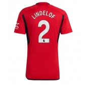 Manchester United Victor Lindelof #2 Thuis tenue 2023-24 Korte Mouwen